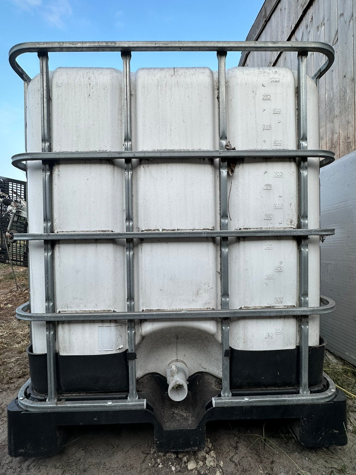 IBC tank watervat, Tuin en Terras, Ophalen, Zo goed als nieuw