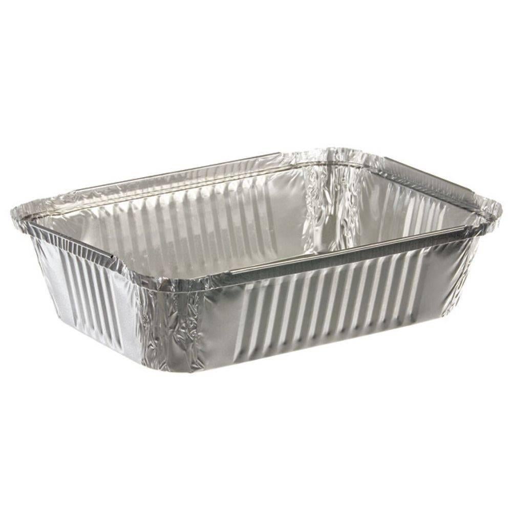 550tal Aluminium bakjes + deksels 26x19x5,6cm 2000ml., Ophalen of Verzenden