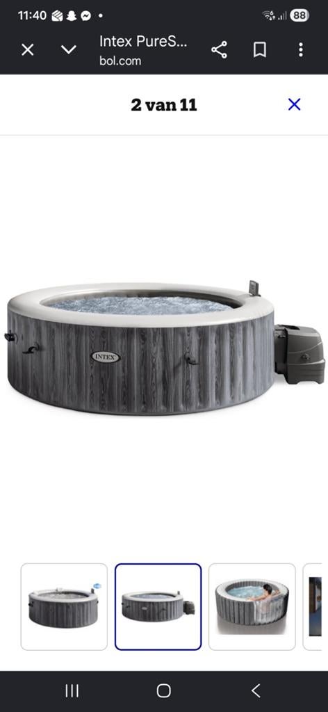 Jacuzzi Intex comme neuf, Jardin & Terrasse, Enlèvement