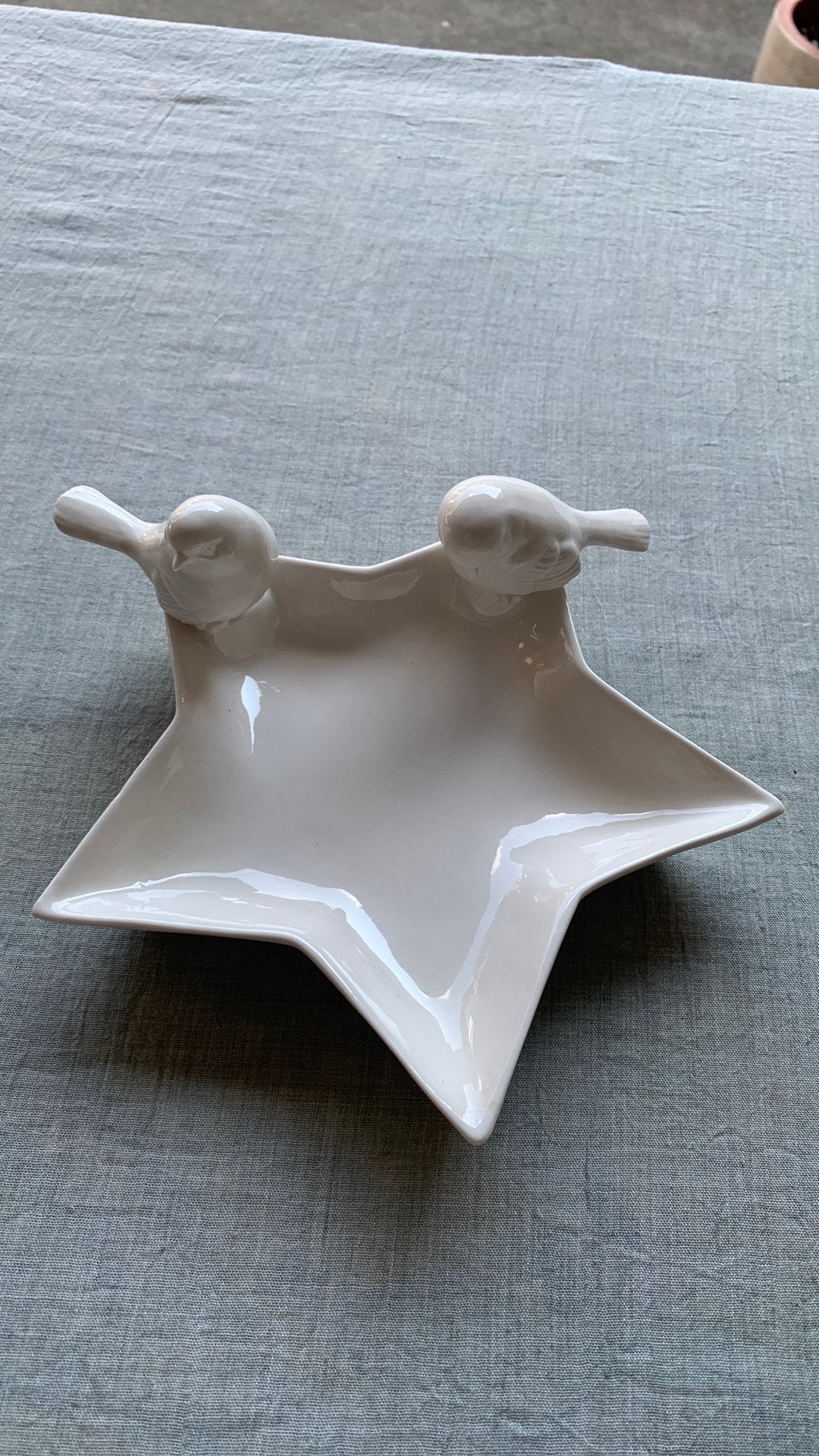 Schaaltje met vogels, Ophalen of Verzenden