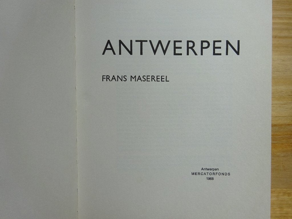 Frans Masereel, Antwerpen, 78 houtsneden, 1968, Design graphique, Enlèvement ou Envoi, Utilisé, Roger Avermaete