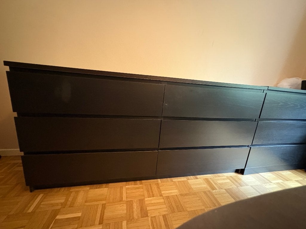 Commodes IKEA Malm, Maison & Meubles, 3 ou 4 tiroirs, Moins de 100 cm, Enlèvement, Utilisé