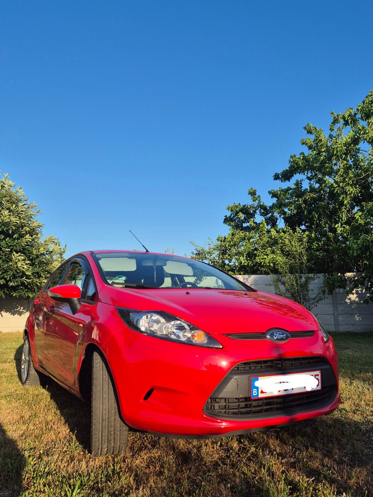 Ford fiesta 1.25 benzine, Autos, Rouge, Achat, Boîte manuelle, Noir