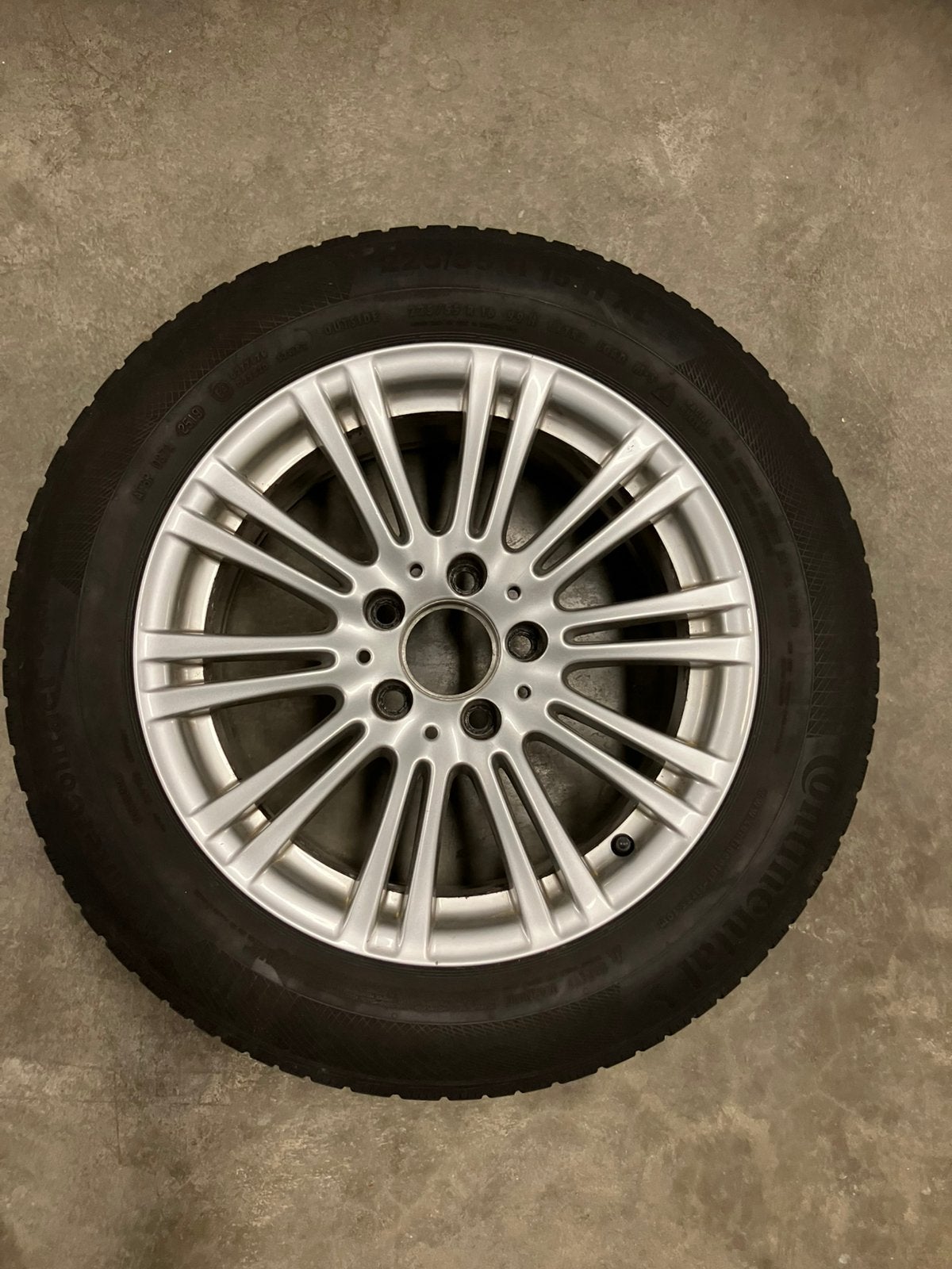 verzorgende winterbanden met velgen + sneeuwkettingen, Auto-onderdelen, Ophalen, Winterbanden, Band(en)