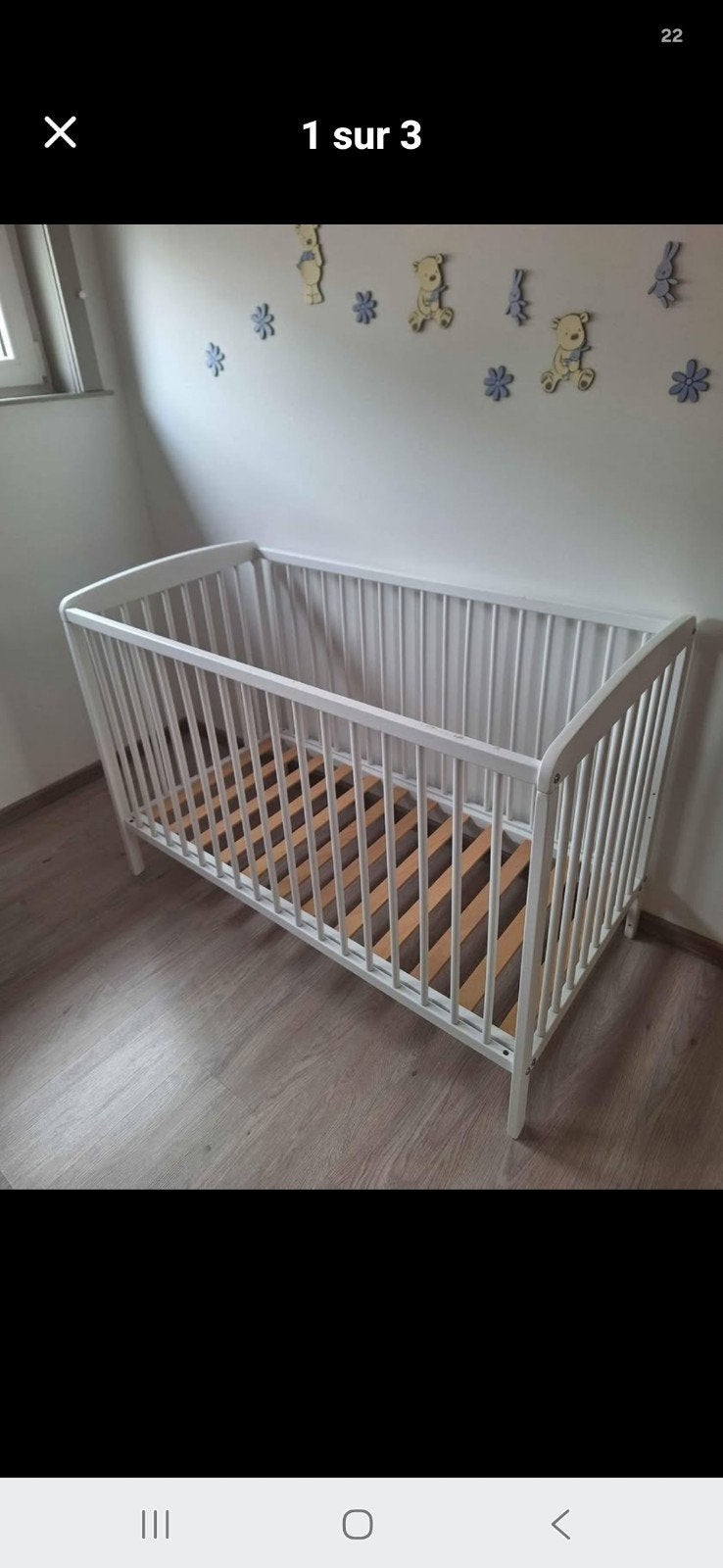 Lit bébé, Enfants & Bébés, Chambre d'enfant | Chambres d'enfant complètes, Enlèvement, Utilisé, Garçon ou Fille