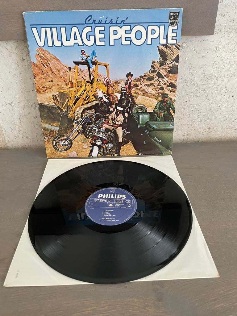 12” Village People/cruisin, Cd's en Dvd's, Vinyl | Pop, Zo goed als nieuw, 12 inch, Ophalen of Verzenden