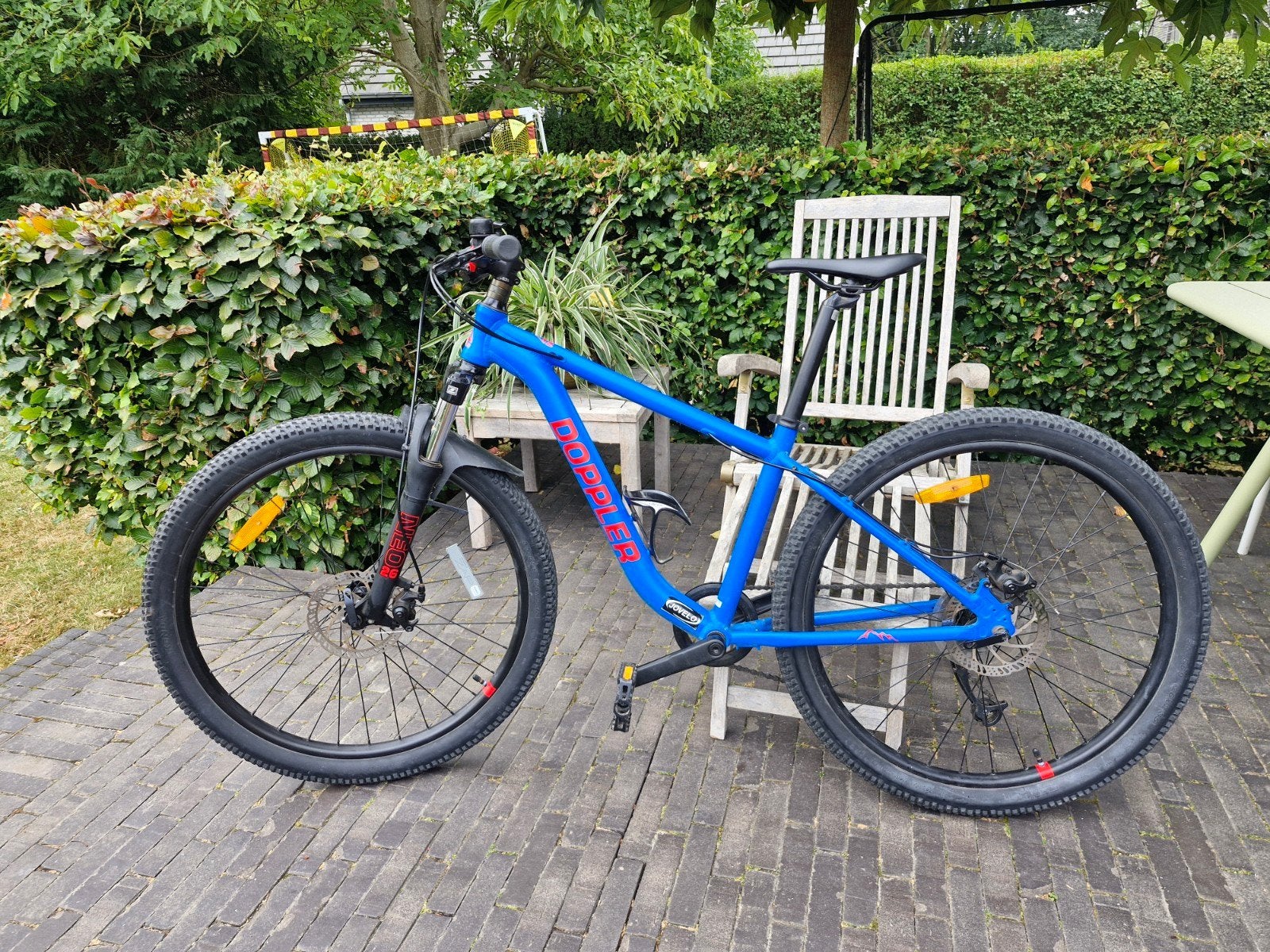 Doppler Neo 26 blauwe Mountainbike MTB  26 inch nieuwe staat, Hardtail, Heren, Zo goed als nieuw, Schijfrem