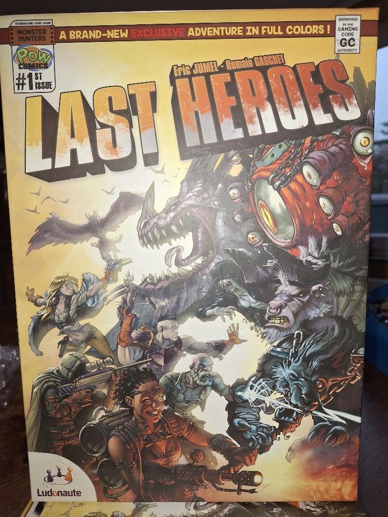 LAST HEROES, Trois ou quatre joueurs, Enlèvement ou Envoi, Comme neuf, LUDONAUTE