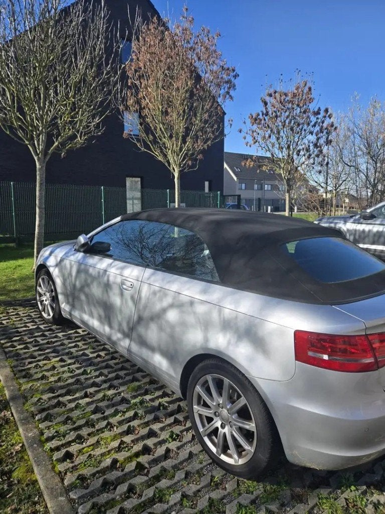 Audi A3 cabrio, 4 zetels, Zwart, 4 cilinders, Cabriolet