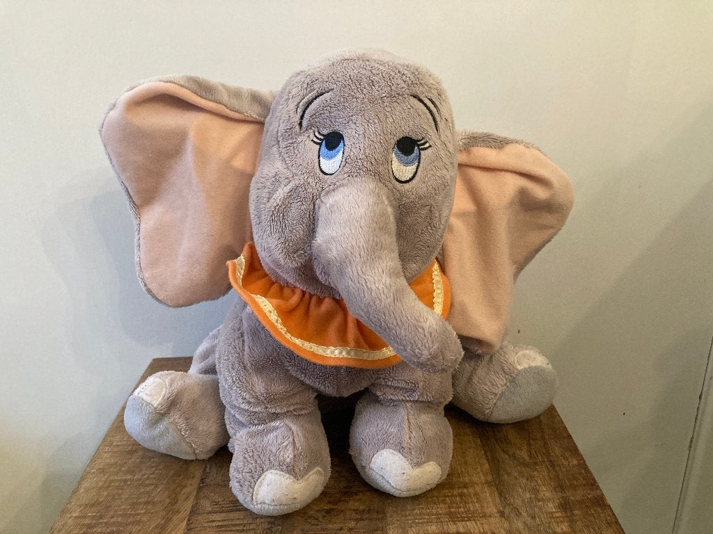 Knuffel Dumbo olifant - Disney, Disney, Grijs, Ophalen of Verzenden, Middelgroot (20 tot 80 cm)