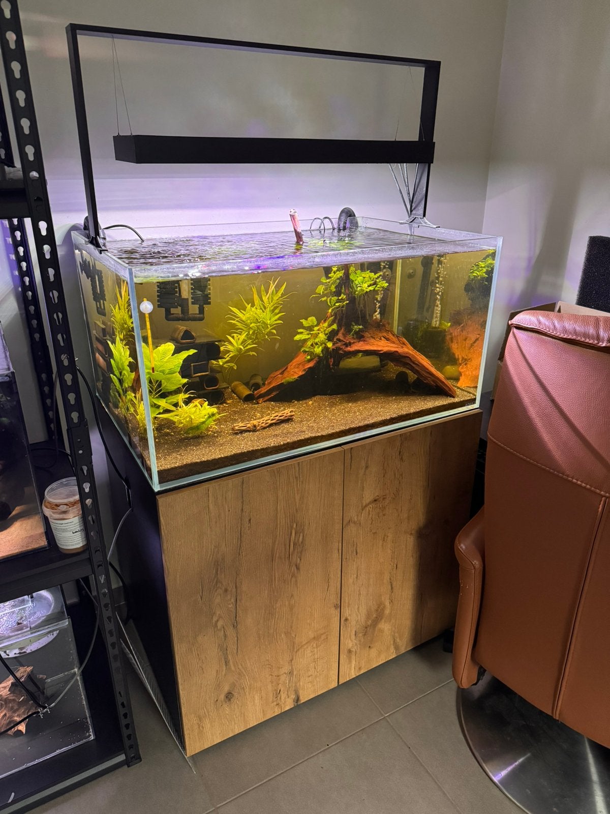 Aquael ultrascape 90 aquarium, Animaux & Accessoires, Enlèvement, Comme neuf, Filter, Aquael
