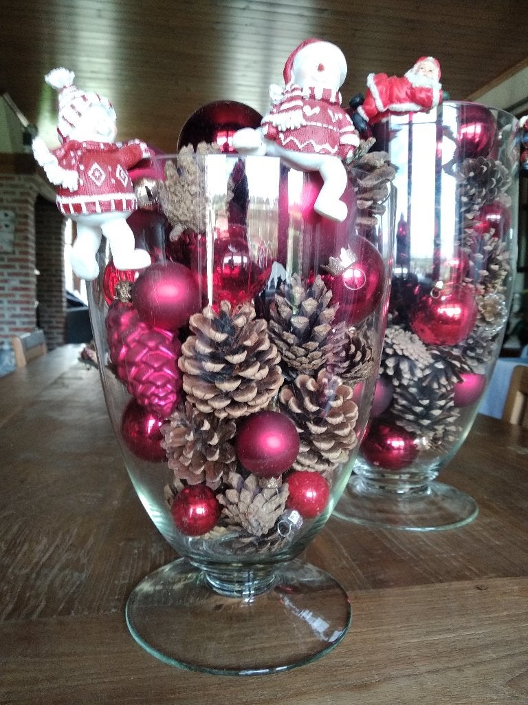 2 Vazen, Huis en Inrichting, Ophalen, Zo goed als nieuw, Glas, 36 cm