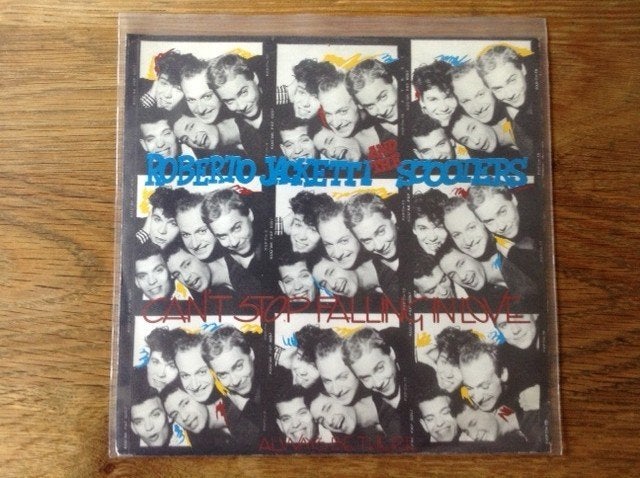 single roberto jacketti and the scooters, Cd's en Dvd's, 7 inch, Ophalen of Verzenden, Pop, Beschermende buitenhoes