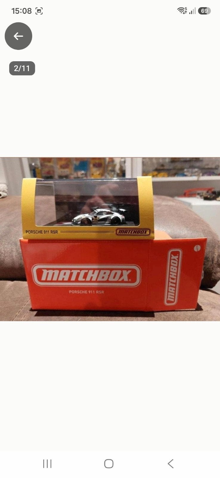 matchbox collectors porsche 911 rsr, Ophalen of Verzenden, Nieuw, Auto, Matchbox
