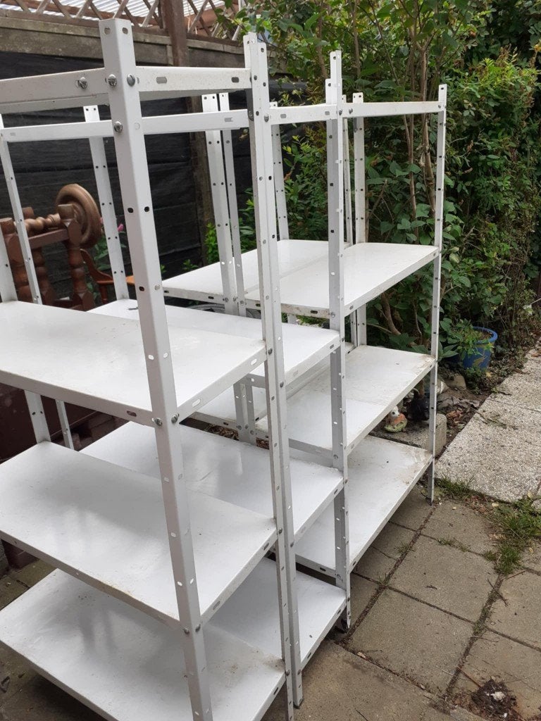 6 etageres en fer pour remise cave garage, Maison & Meubles, Accessoires pour la Maison | Étagères, Enlèvement