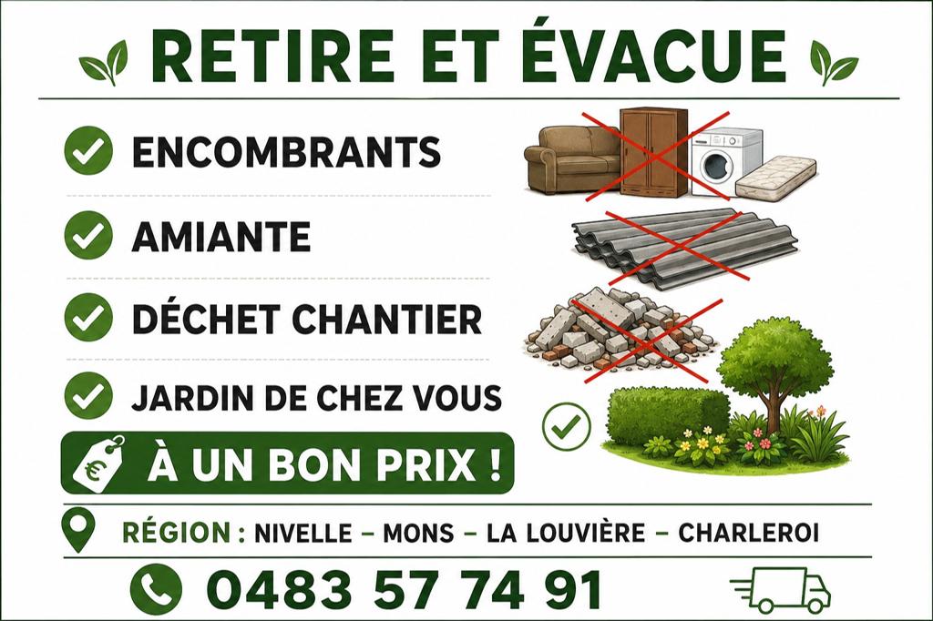 Évacué déchet