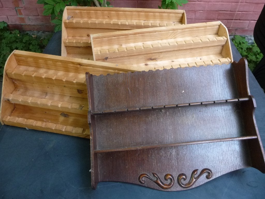 rekjes voor souvenirlepeltjes, Ophalen