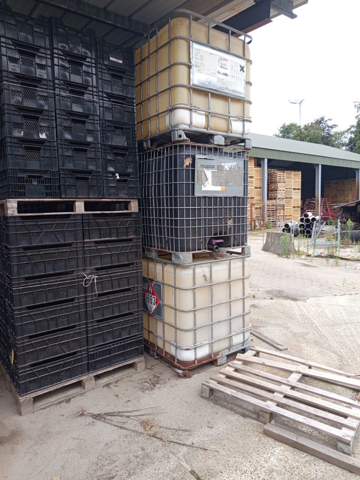 ibc 1000 liter vaten, Bricolage & Construction, Casiers & Boîtes, Enlèvement