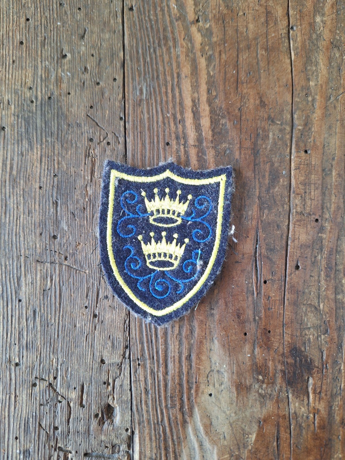 vintage badge insigne, Ophalen of Verzenden