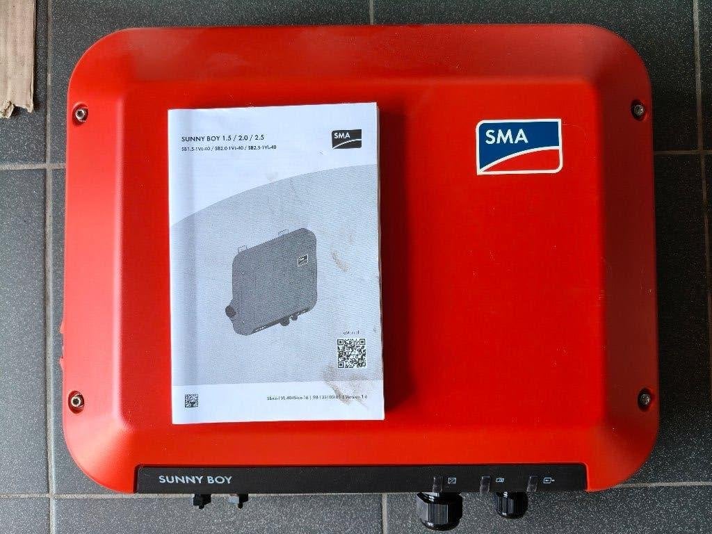 SMA omvormer 2,5 kW Sunny Boy, Enlèvement