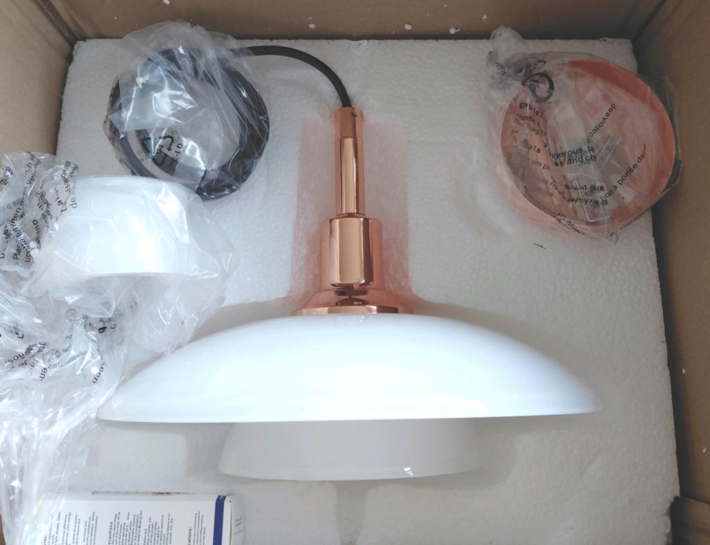 Louis Poulsen 3/2 lampen 2 stuks, Huis en Inrichting, Ophalen, Nieuw, Glas
