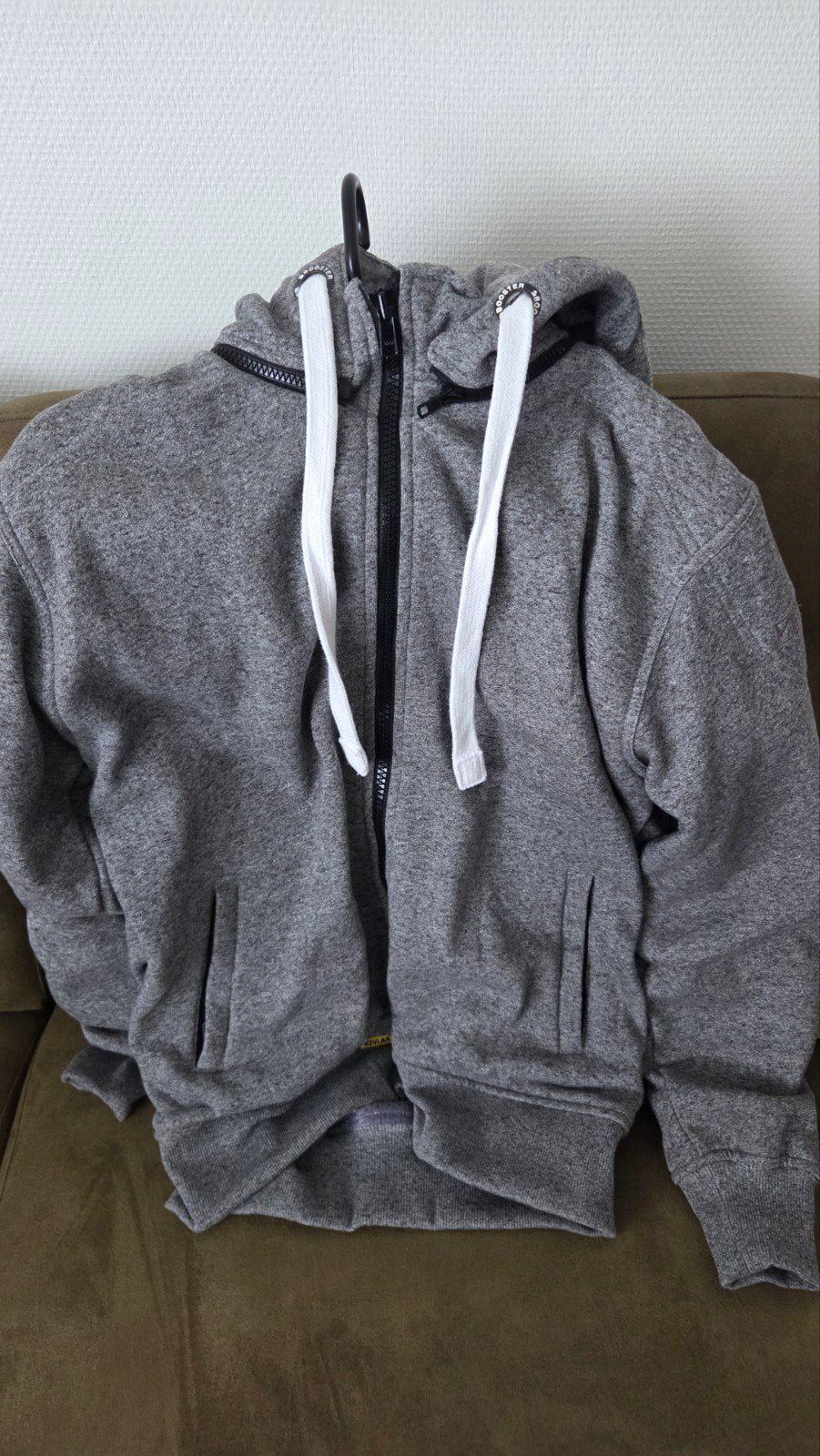 Motor hoodie M Booster met kevlar rug en schouderprotection, Motos, Manteau | tissu, Enlèvement ou Envoi, Booster, Neuf, sans ticket