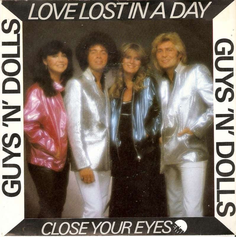 single Guys and Dolls - Love lost in a day, 7 inch, Ophalen of Verzenden, Zo goed als nieuw, Pop