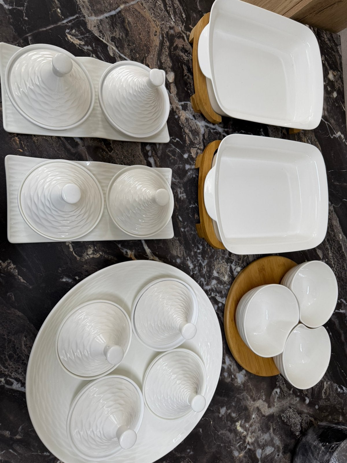 Servies setten alles voor (20 euro), Ophalen
