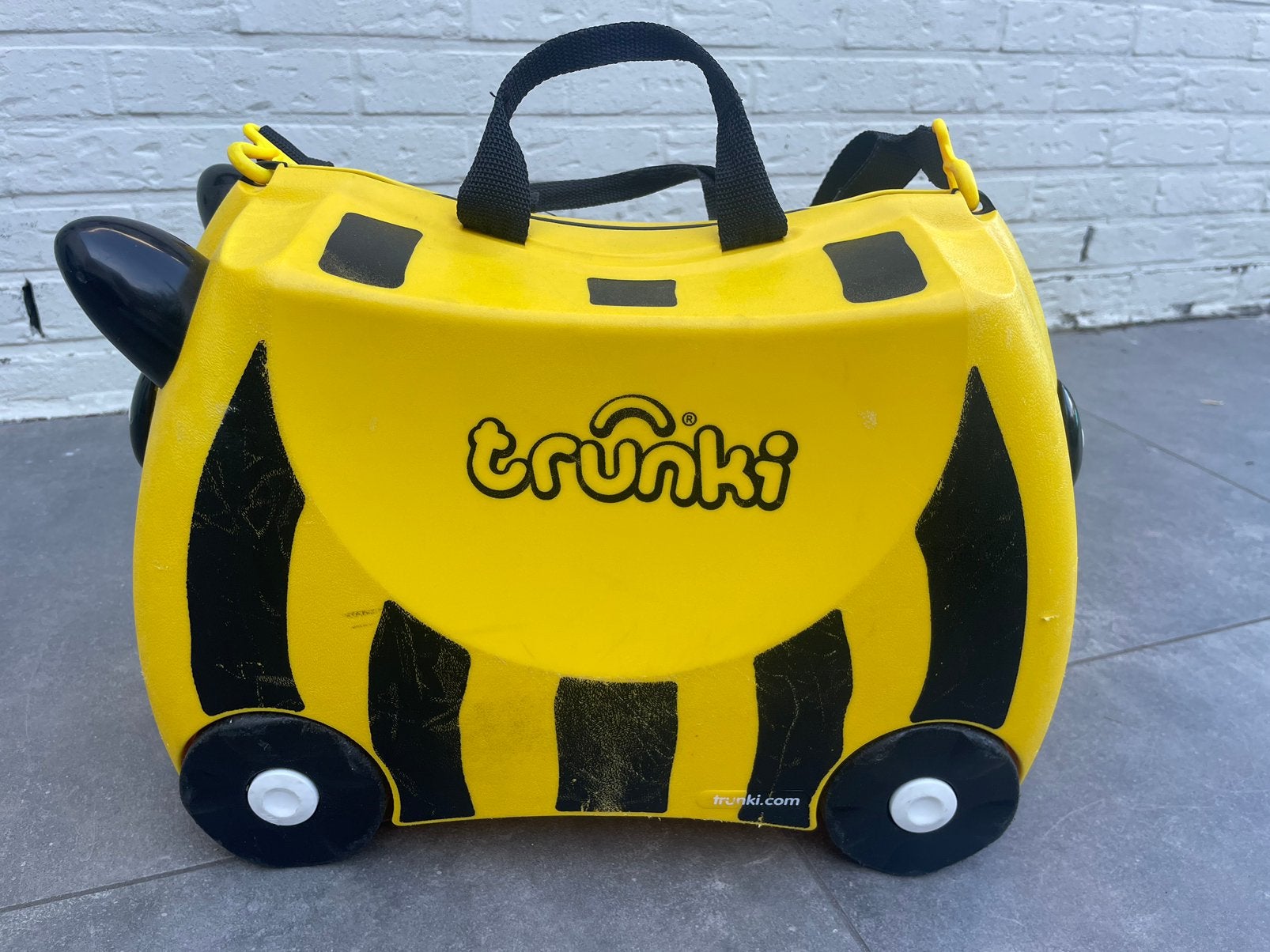 Trunki reiskoffer, Ophalen, Gebruikt, Hard kunststof, Wieltjes