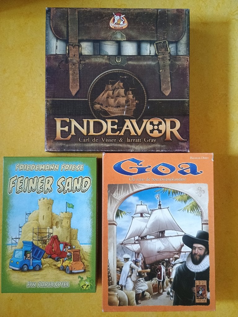 Bordspellen: Endeavor, Goa, Fine Sand, Ophalen, Gebruikt