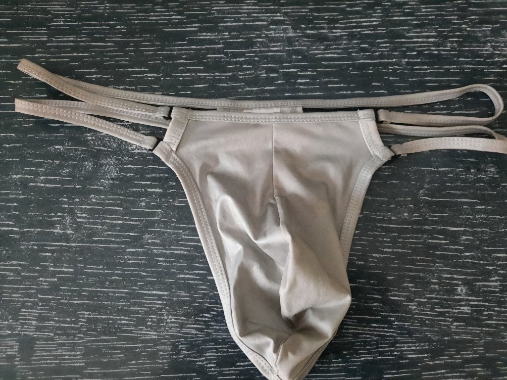 String met 2 taille bandjes, Ophalen of Verzenden, Grijs, Geen merk, Slip