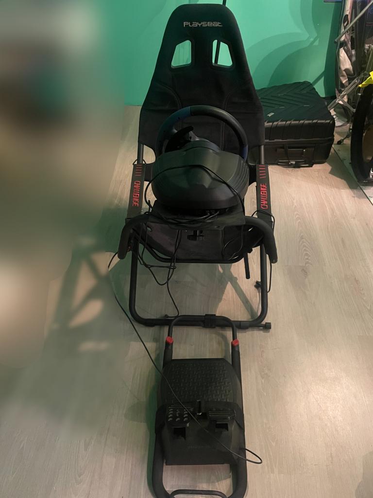 Playseat Challenge + volant PS4/PS5, Ophalen, Zo goed als nieuw, Playseat of Racestoel, PlayStation 4