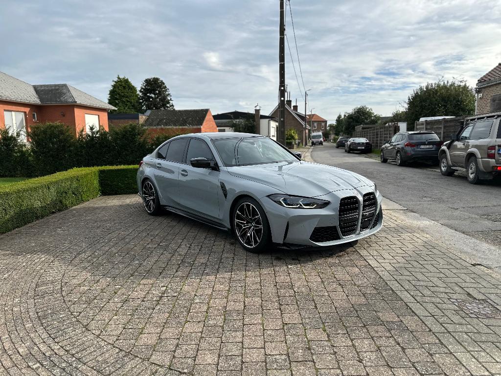 BMW M3, Autos, BMW, Cuir, 375 kW, Noir, 6 cylindres