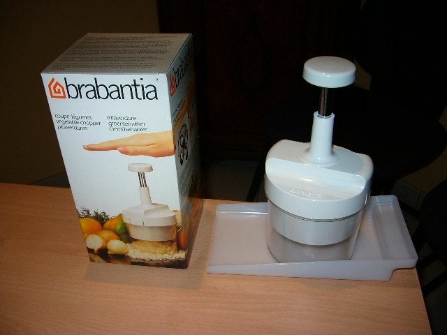 Nieuw verpakte brabantia manuele groentenhakker/hakmolen, Kunststof, Nieuw, Ophalen of Verzenden, Snijmachine