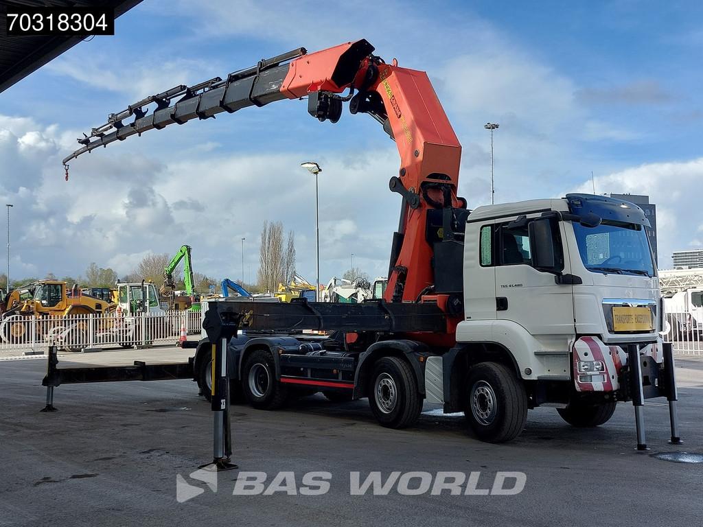MAN TGS TGS 41.480 8X4 Tractorhead Palfinger PK150002 Crane, Automaat, Stof, Radio, MAN