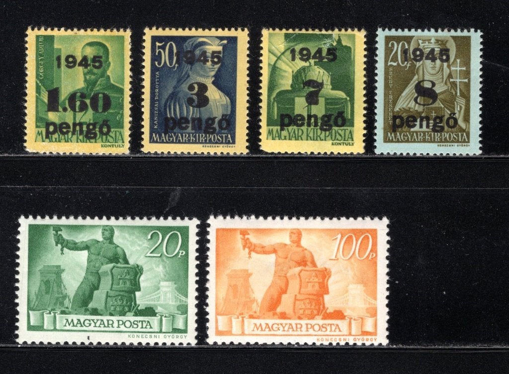 HONGARIJE Lot 1945 MNH, Postzegels en Munten, Postzegels | Europa | Hongarije, Verzenden, Postfris