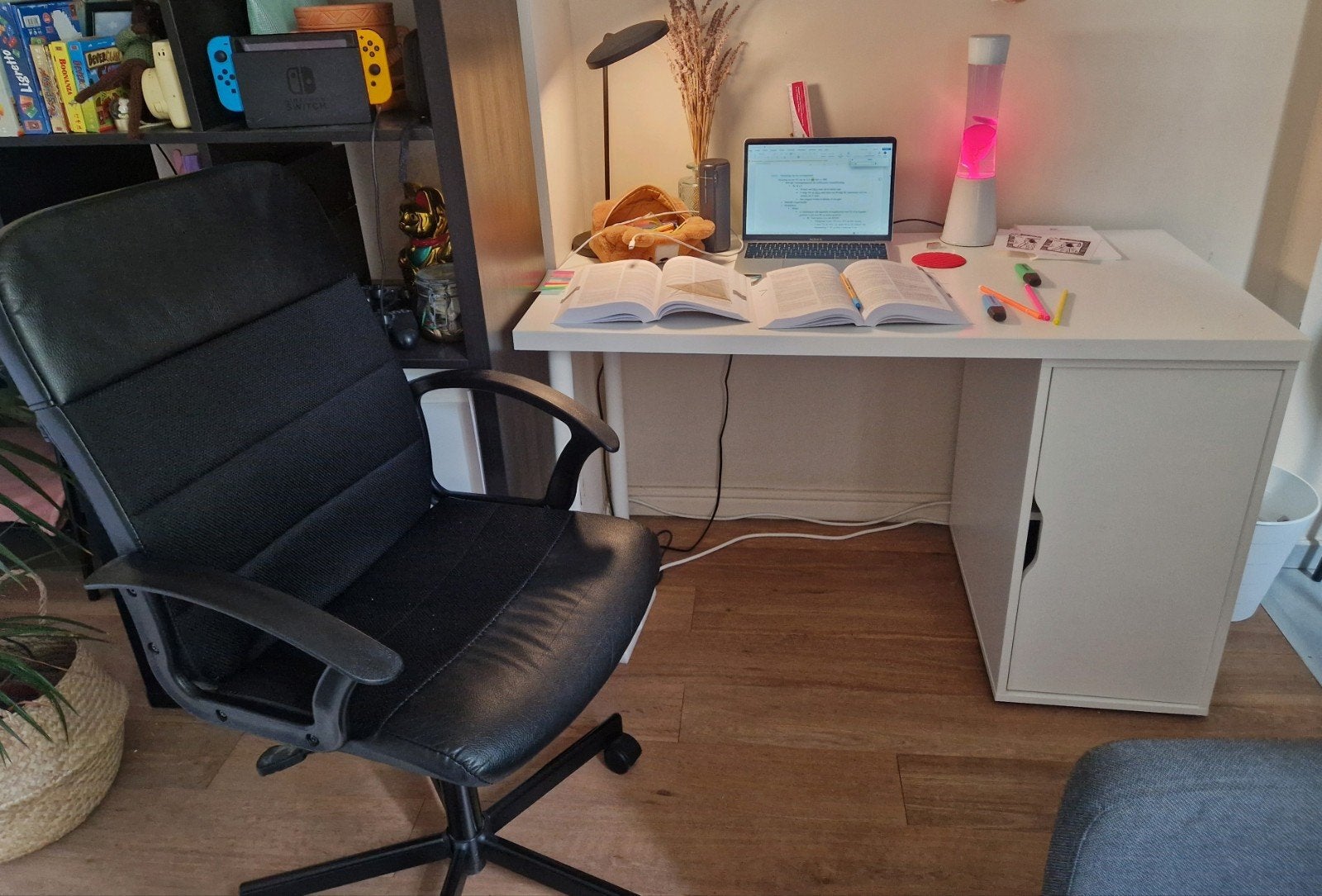 Bureaustoel en bureau LAGKAPTEN/ALEX, Huis en Inrichting, Bureaus, Ophalen, IKEA