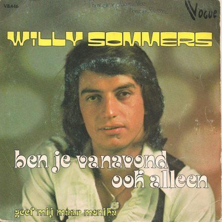 Willy Sommers - ben je vanavond ook alleen, Ophalen, Gebruikt, 7 inch, 1970 - 1979