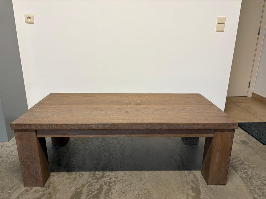 Salontafel, Ophalen, Gebruikt, 100 tot 150 cm, Eikenhout