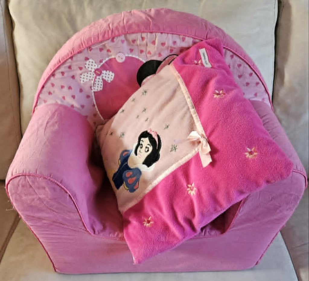 DISNEY FAUTEUIL POUF et COUSSIN, Enlèvement ou Envoi, Autres personnages, Utilisé, Autres types