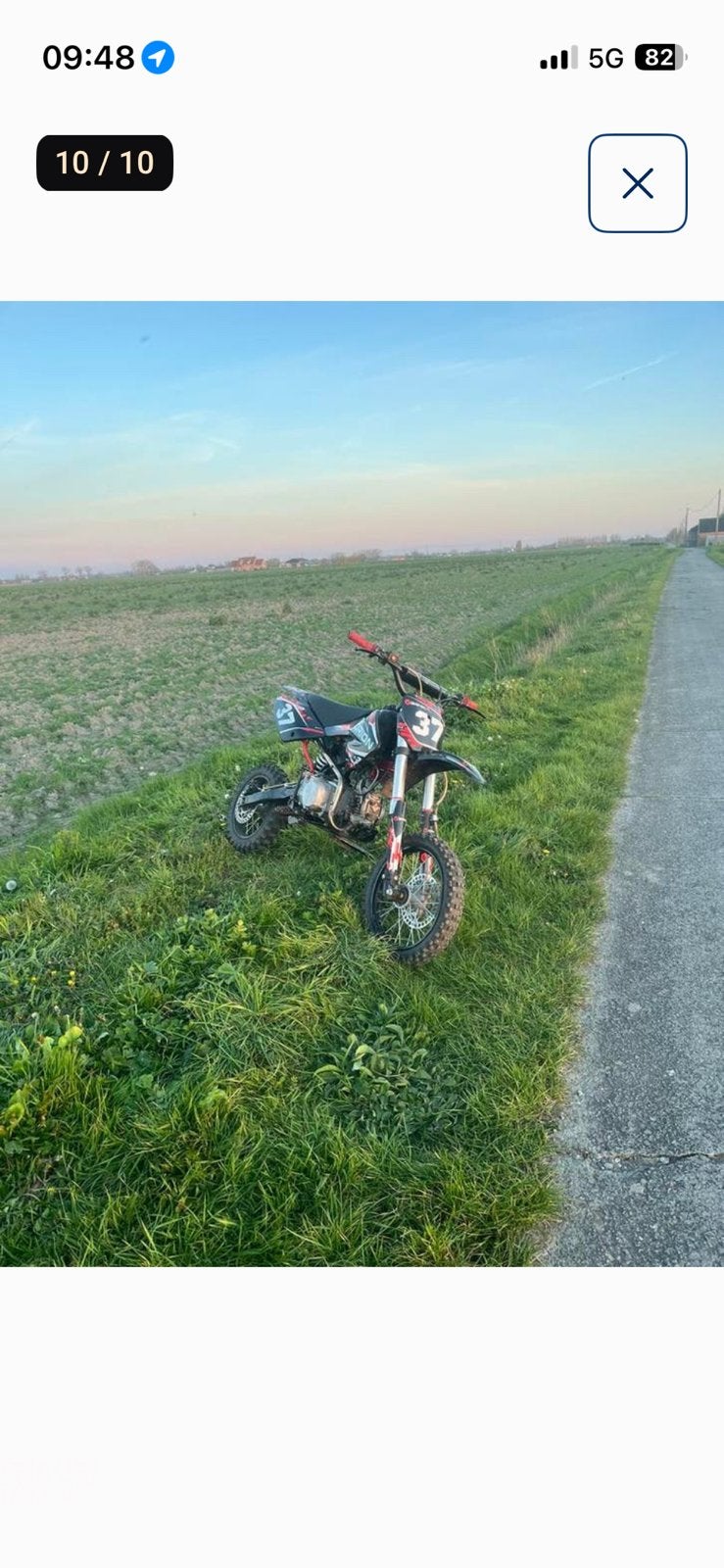 Orion 140cc pitbike, Ophalen, Zo goed als nieuw
