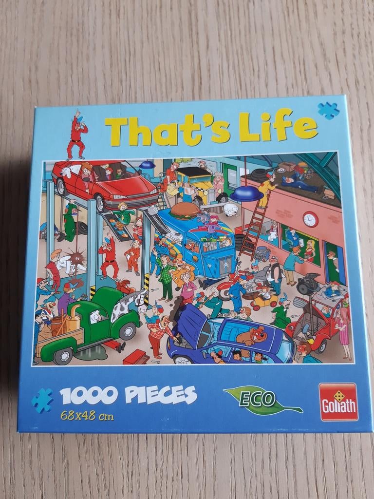 Toffe That's life puzzel De garage 1000 stuks, Enlèvement