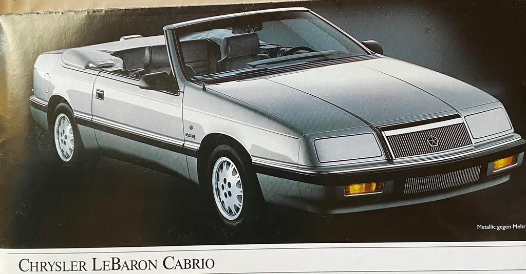 CHRYSLER / JEEP - 1988 Originele Autofolder, Verzenden, Zo goed als nieuw, Overige merken