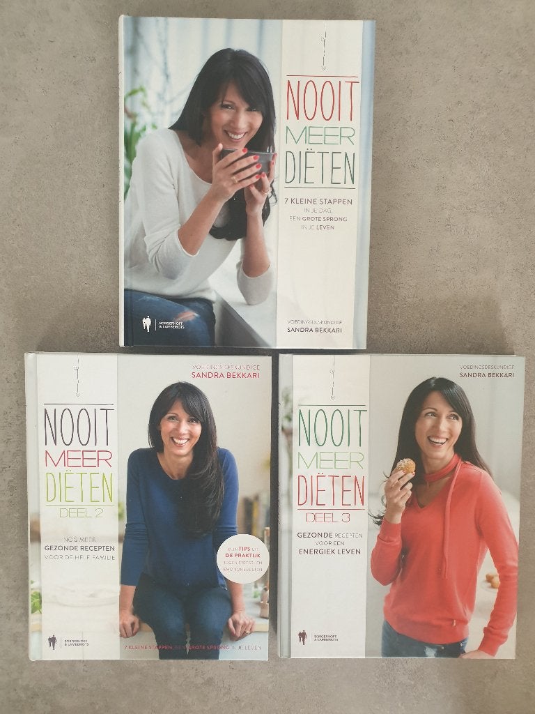 3 NIEUWE kookboeken van Sandra Bekkari, Boeken, Ophalen, Gezond koken, Nieuw, Tapas, Hapjes en Dim Sum