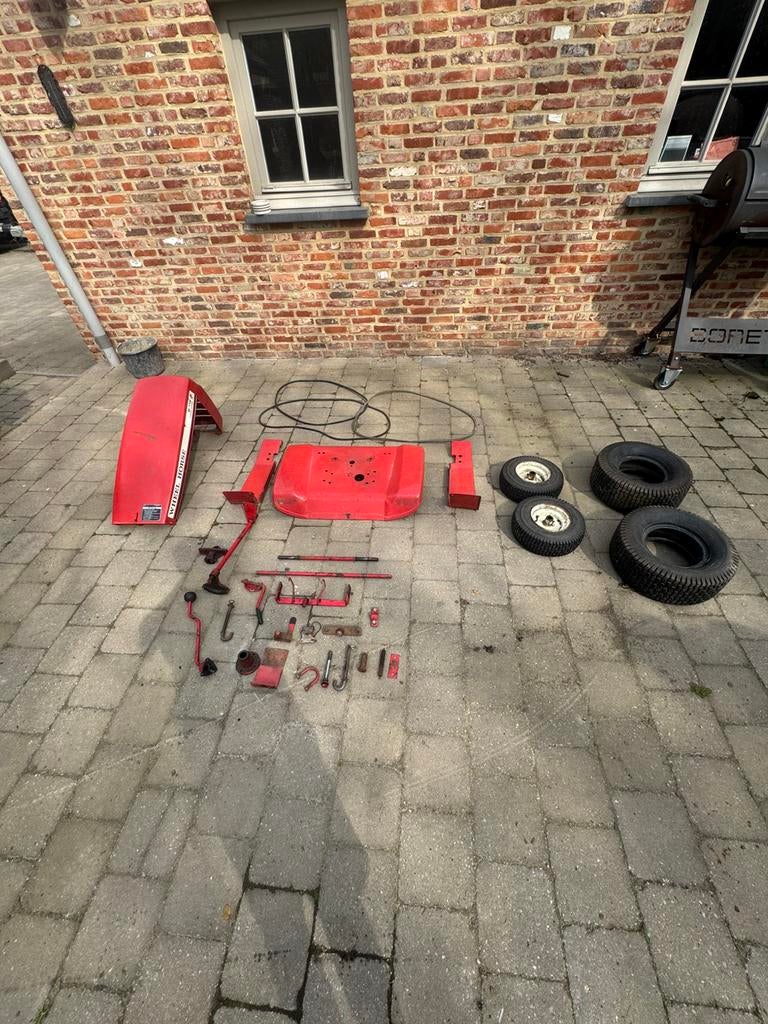 Wheel horse onderdelen, Ophalen, Gebruikt