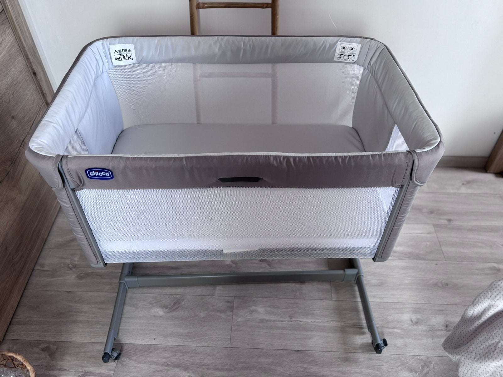 Chicco Next2Me Dream Evo gris – Cododo bébé – Excellent état, Enfants & Bébés, Berceaux & Lits, Enlèvement, Comme neuf, Lit