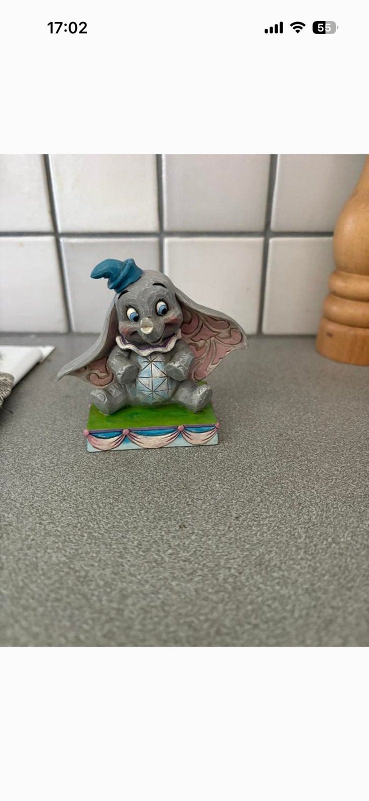 Disney dumbo beeldje 8,5 cm, Verzamelen, Ophalen, Bambi of Dumbo, Nieuw, Beeldje of Figuurtje