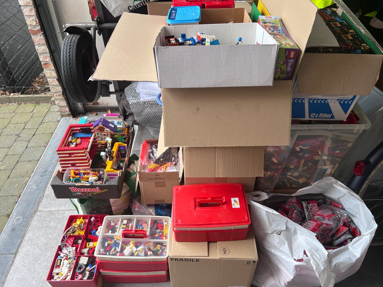 Zeer groot lot Lego, Ophalen, Gebruikt, Overige merken