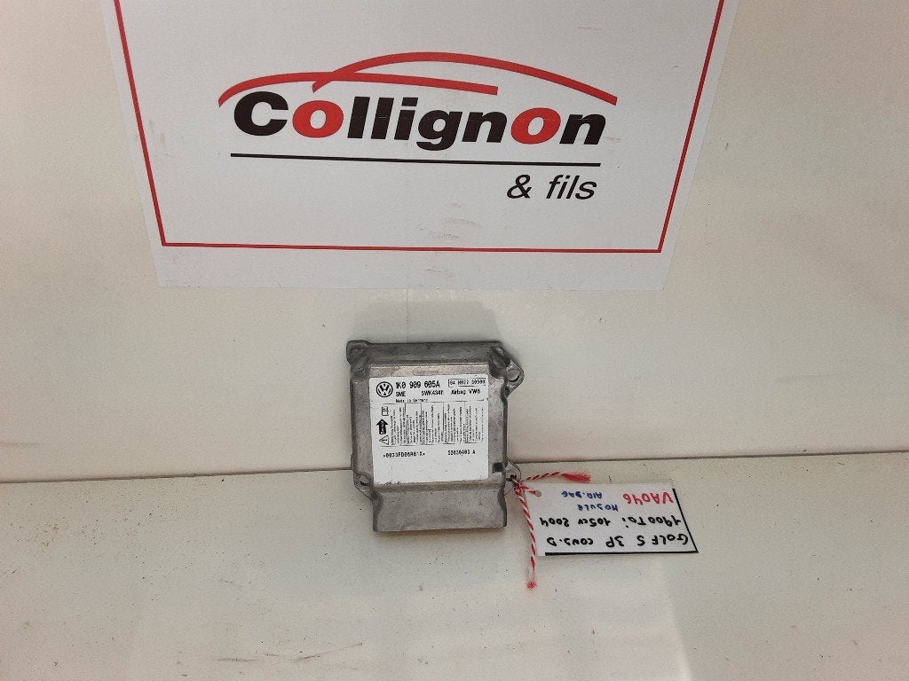 COMPUTER AIRBAG Golf V 4Motion (1K1) (1K0909605A), Auto-onderdelen, Gebruikt, Volkswagen, Mevr. I. Hauben, Rue de l'Espoir 34 34
4030  GRIVEGNÉE, BE