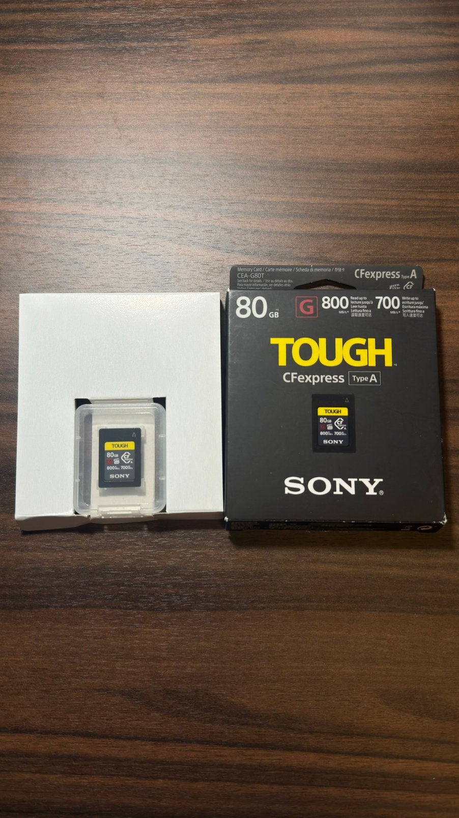 Sony Tough CFexpress Type A 80 GB, TV, Hi-fi & Vidéo, Photo | Cartes mémoire, Enlèvement, Comme neuf
